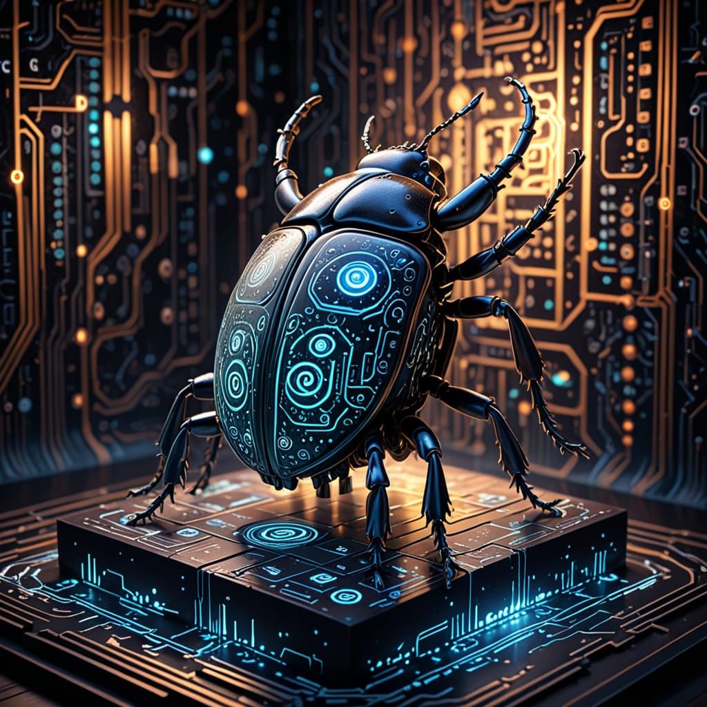 Hexadecimal Beetle Guardian 🤖🐞