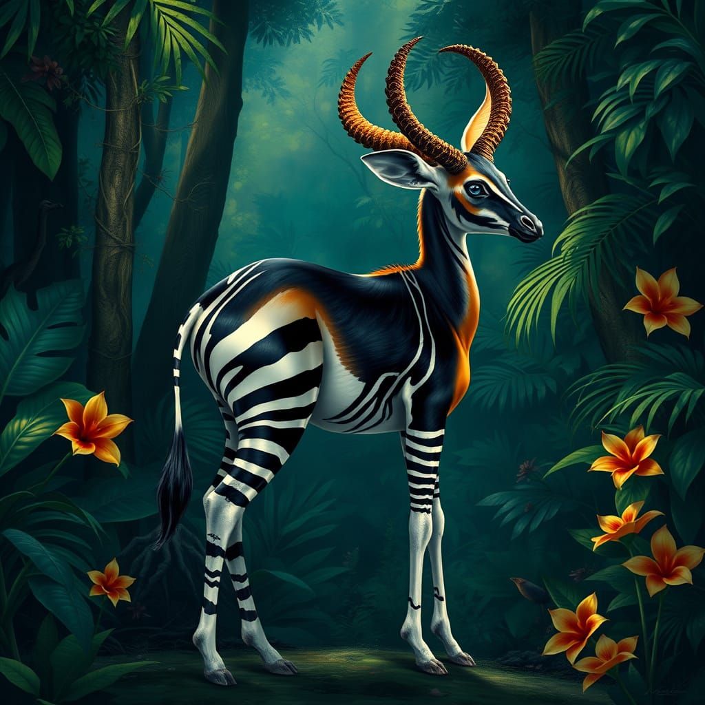Okapi  by @Iconoclast