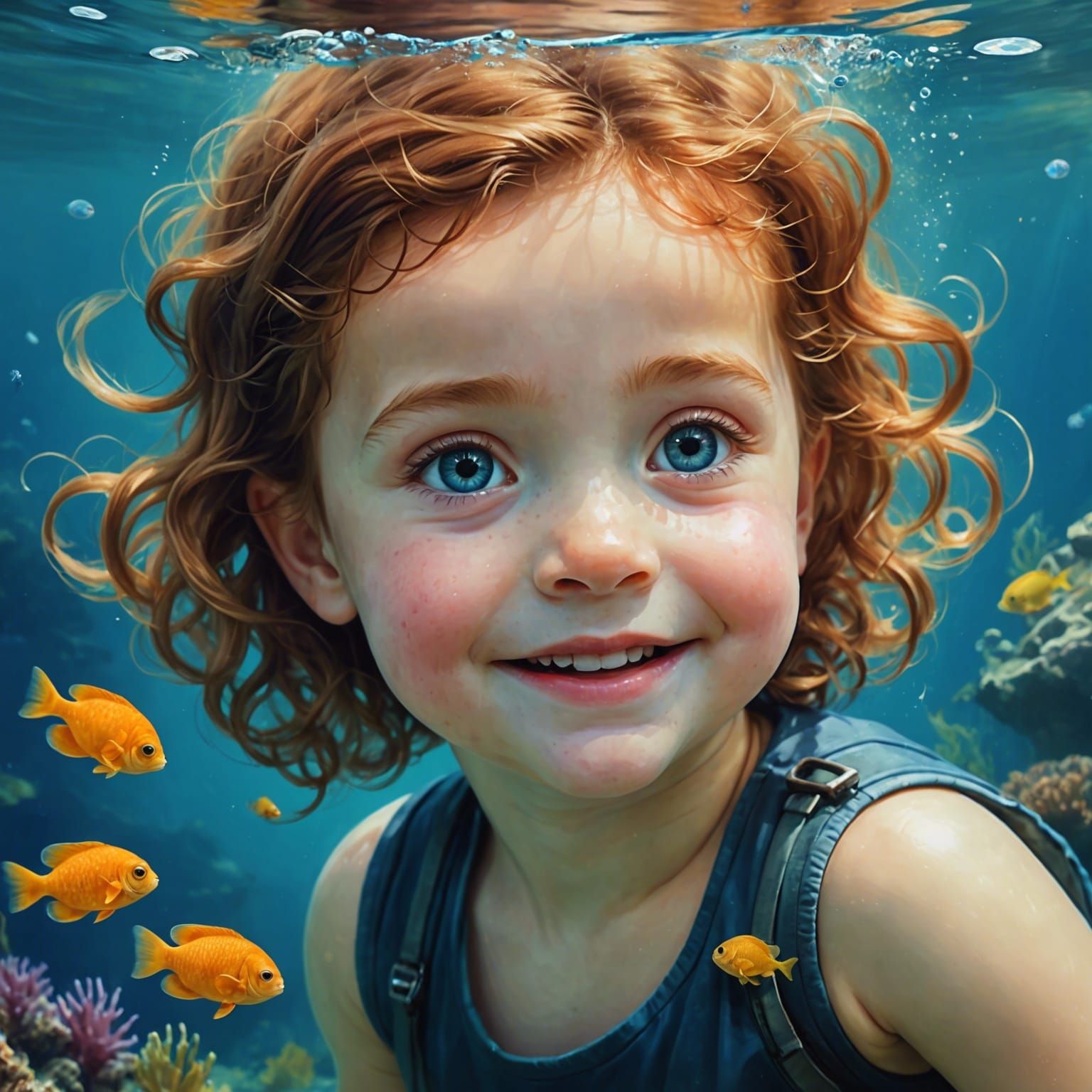 A little girl