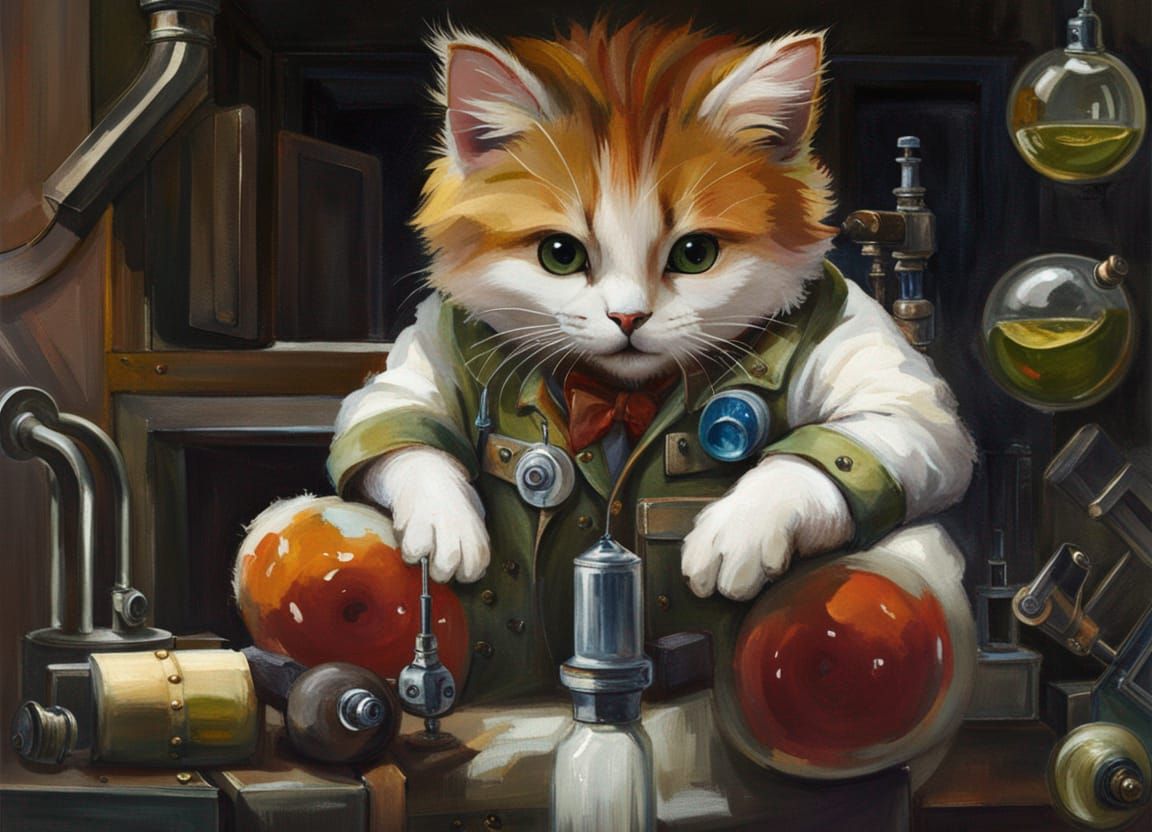 The mad inventor  by @blake delta