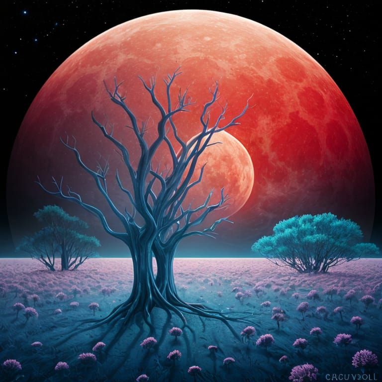The Red Moon When It's Full