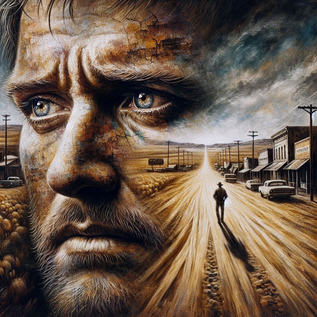 Watching his son walk away