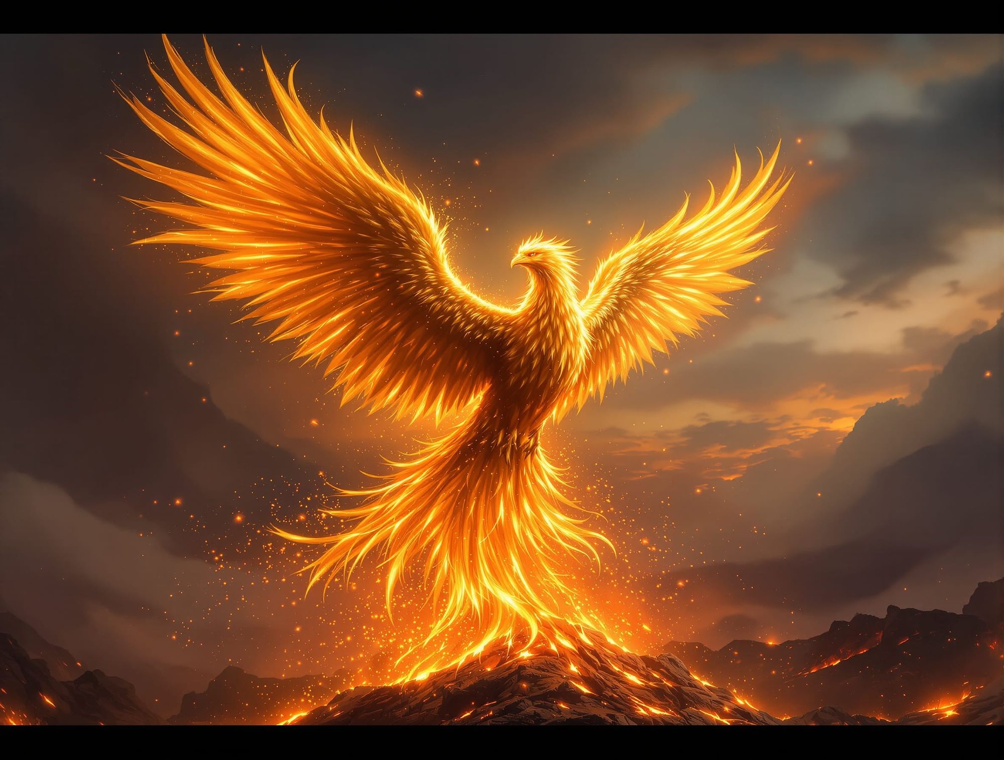 Rise like a phoenix from the ashes!