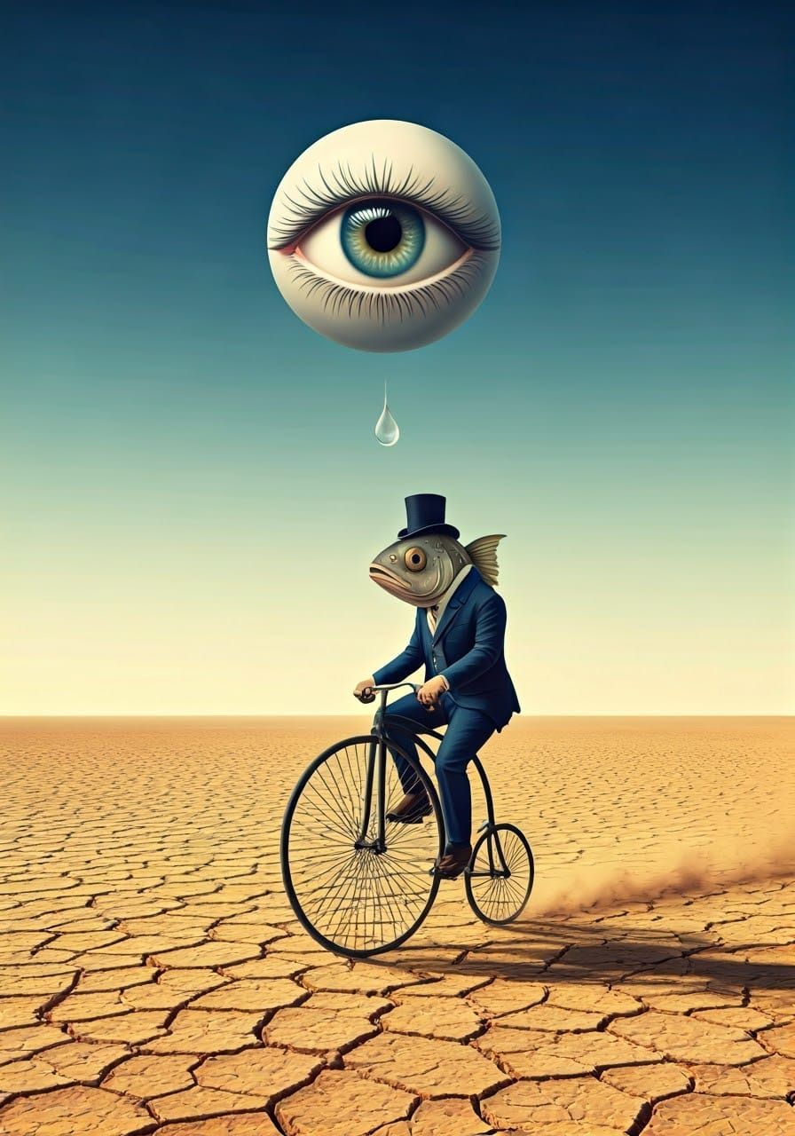 Surreal Commute  by @Colin Davis