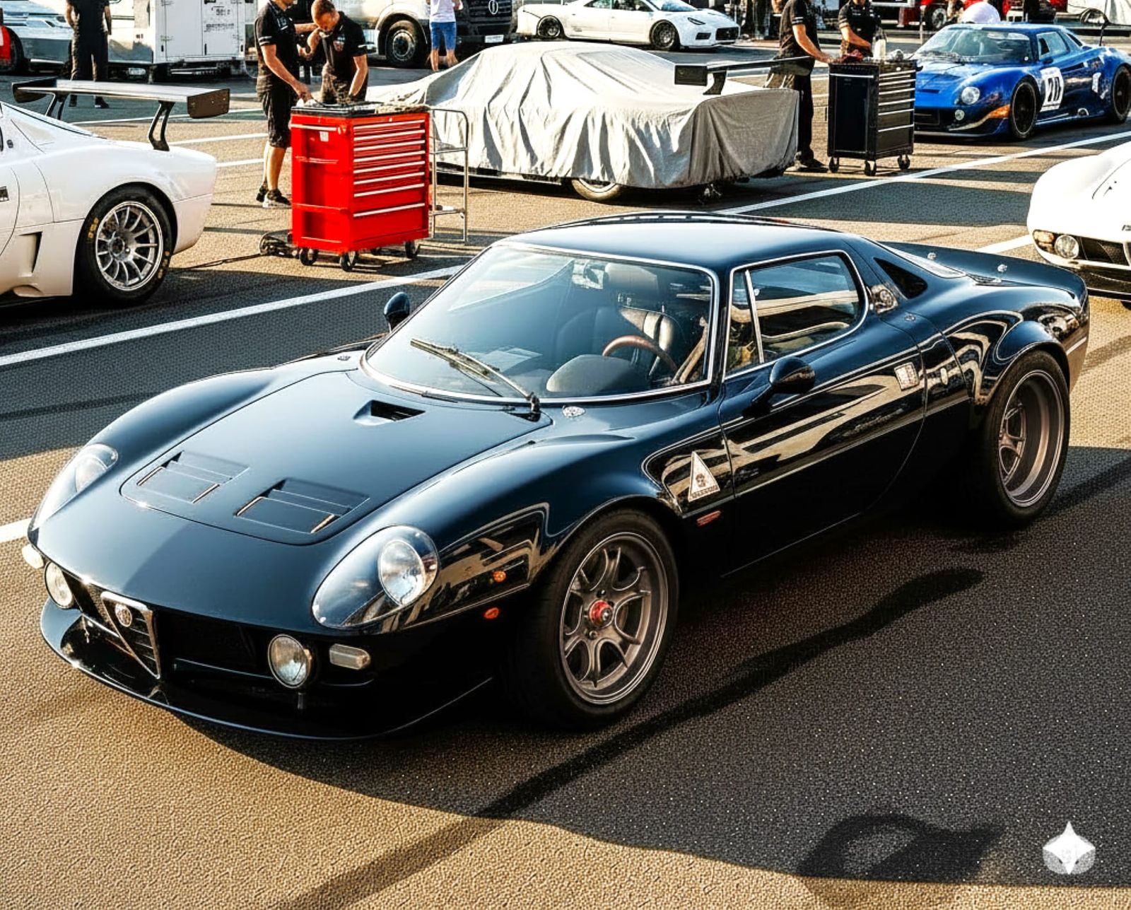 Alfa Romeo Sports Car Concept, Black