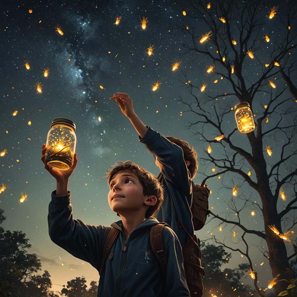 Fireflies  by @Sharoja