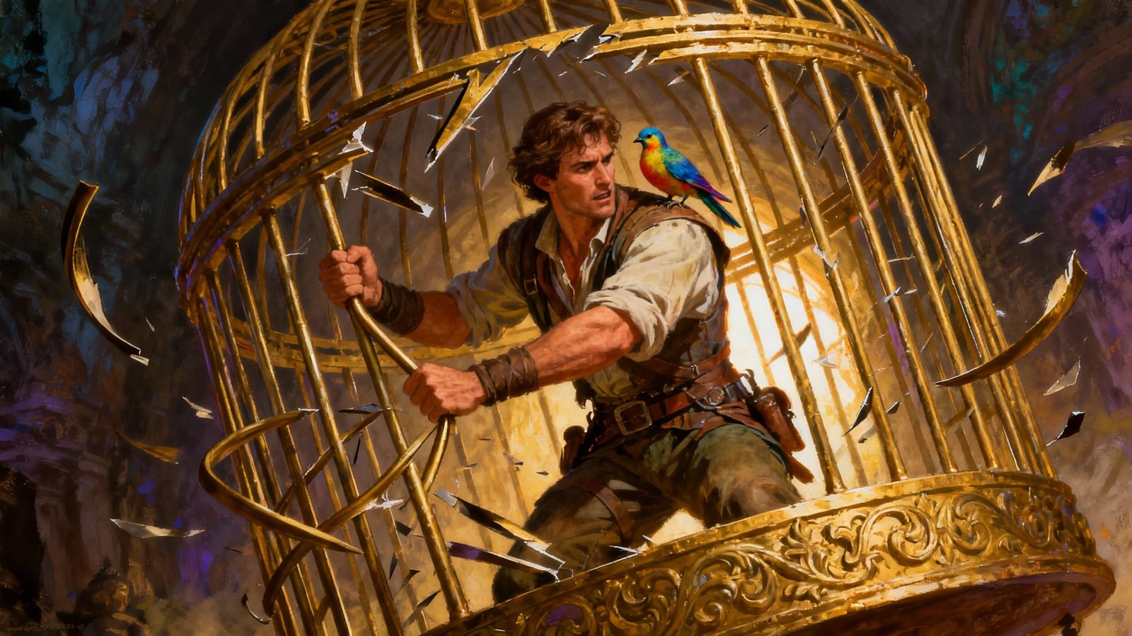 Out of the cage  by @Bambam58