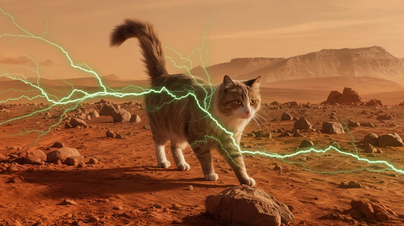 A really epic cat on Mars