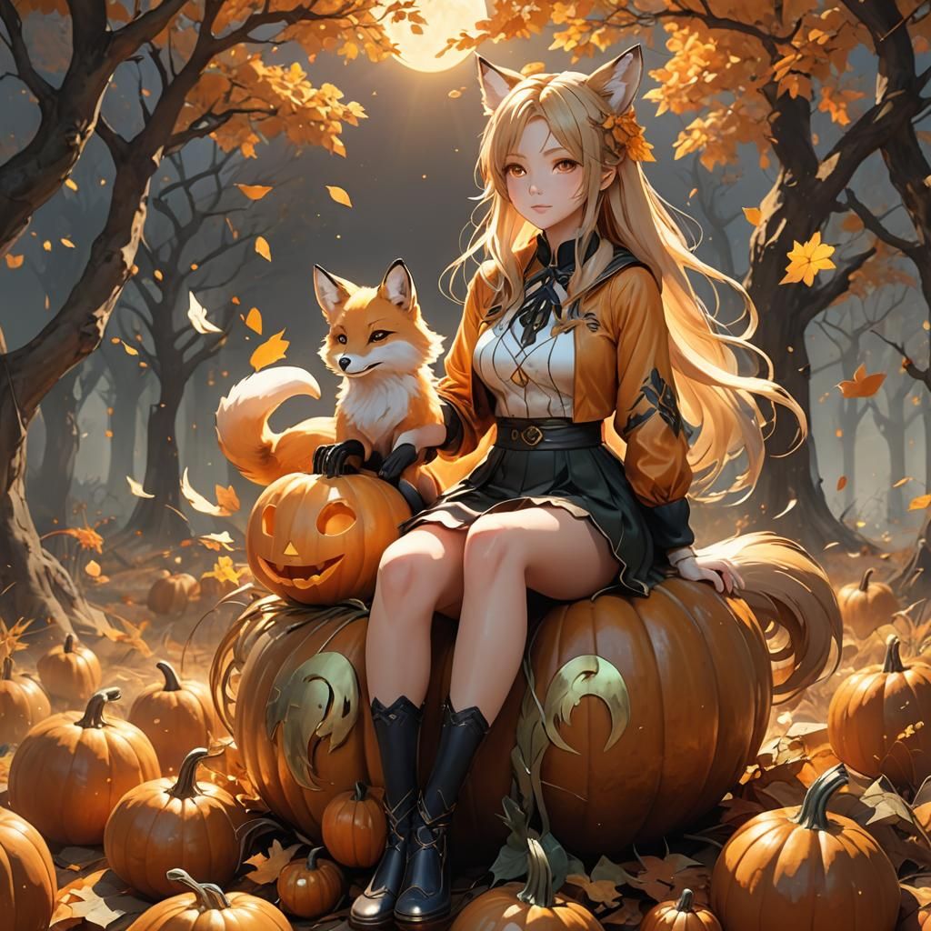 pumpkin forest