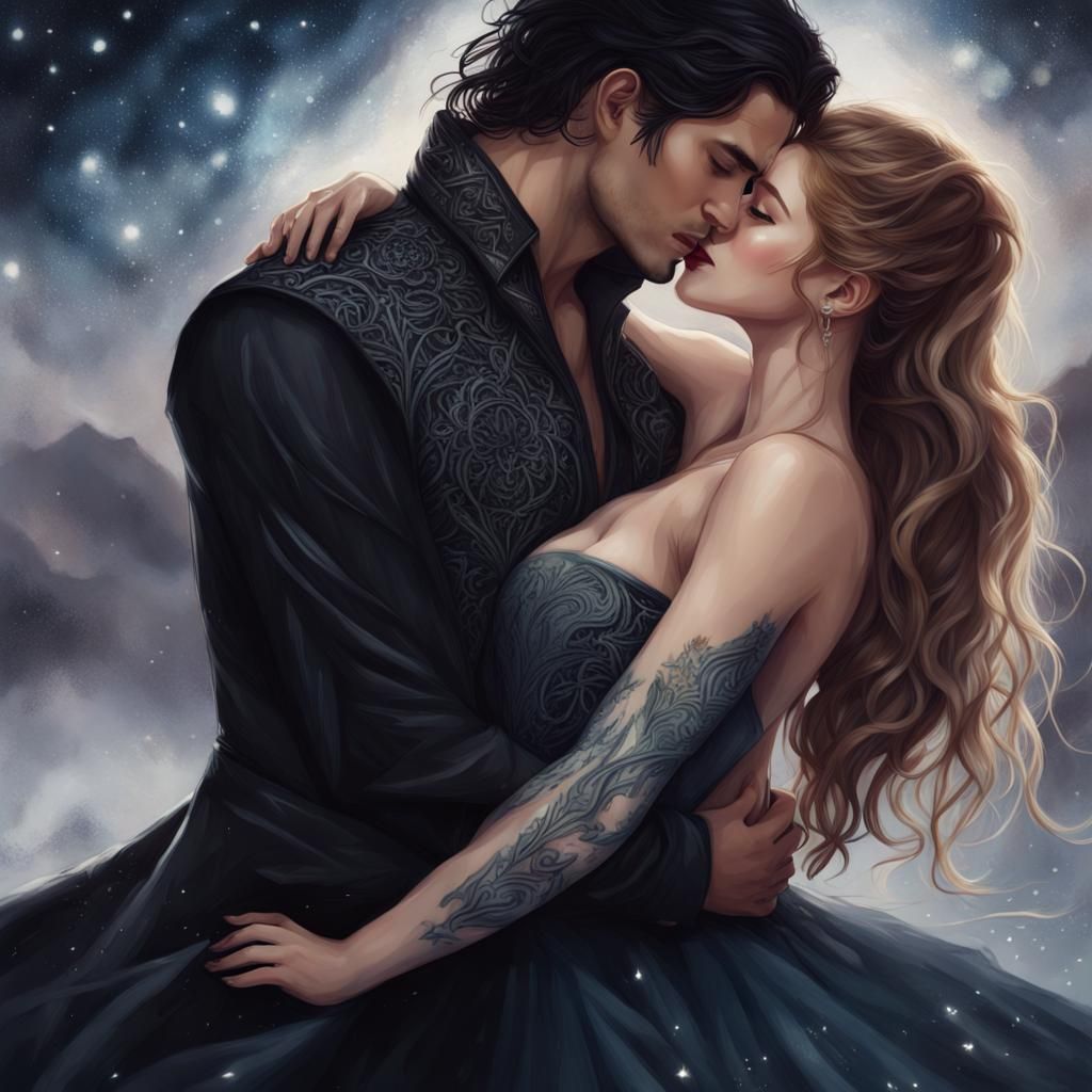 Feyre and Rhysand - AI Generated Artwork - NightCafe Creator