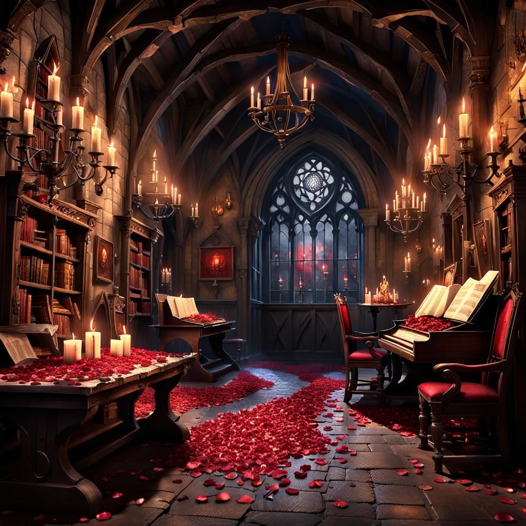 medieval lair (Phantom of the Opera themed)  by @The weirdo nextdoor