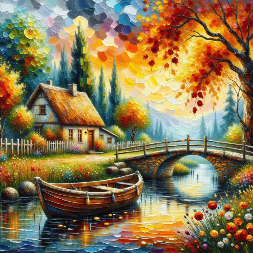 <lora:Mixed Media Impasto:1.0>