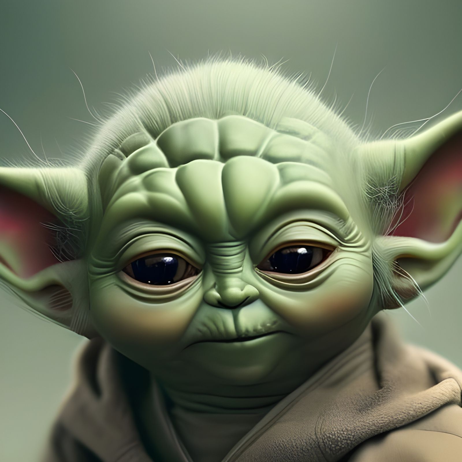 Yoda perturbed. - AI Generated Artwork - NightCafe Creator