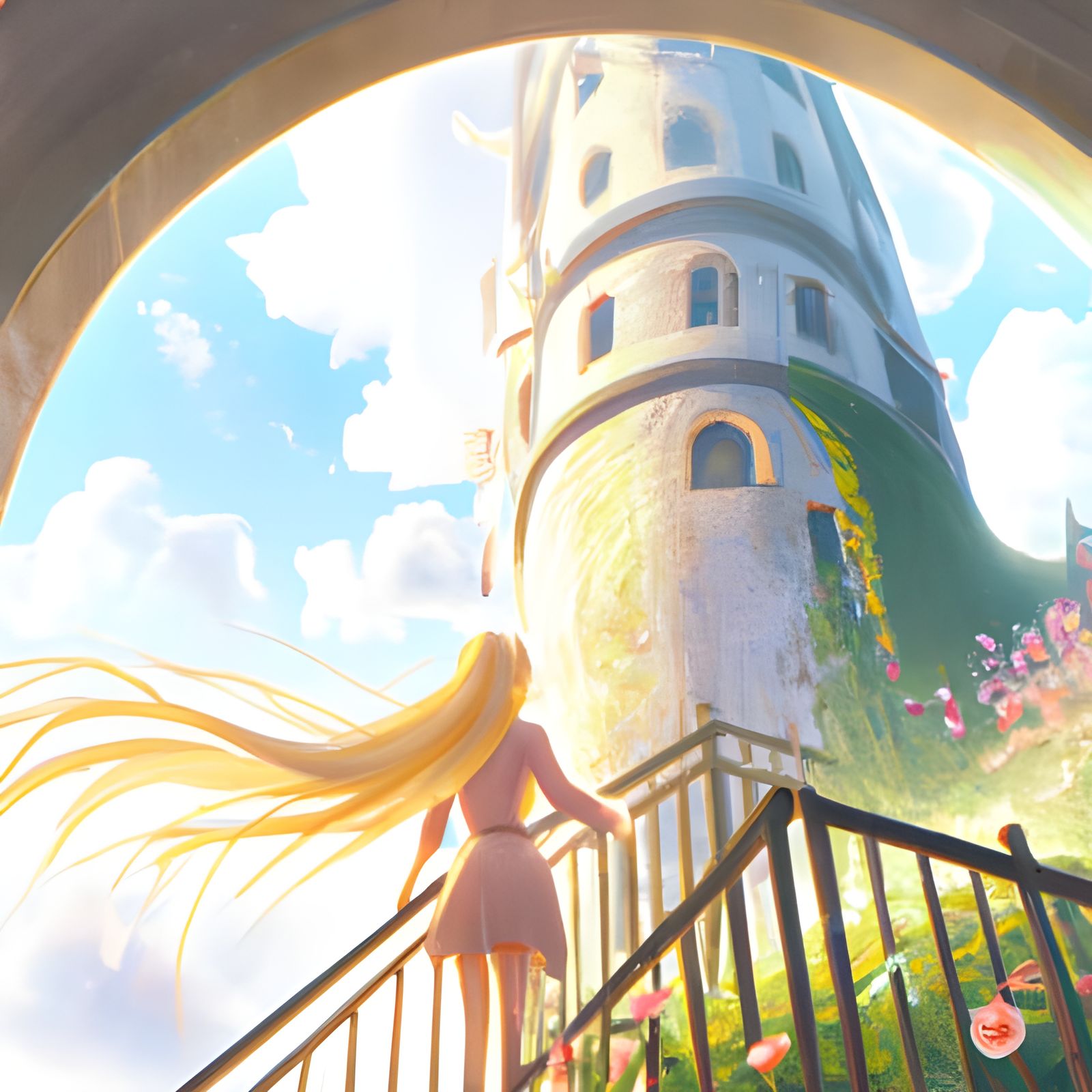 Rapunzel Fanart  by @baylee004