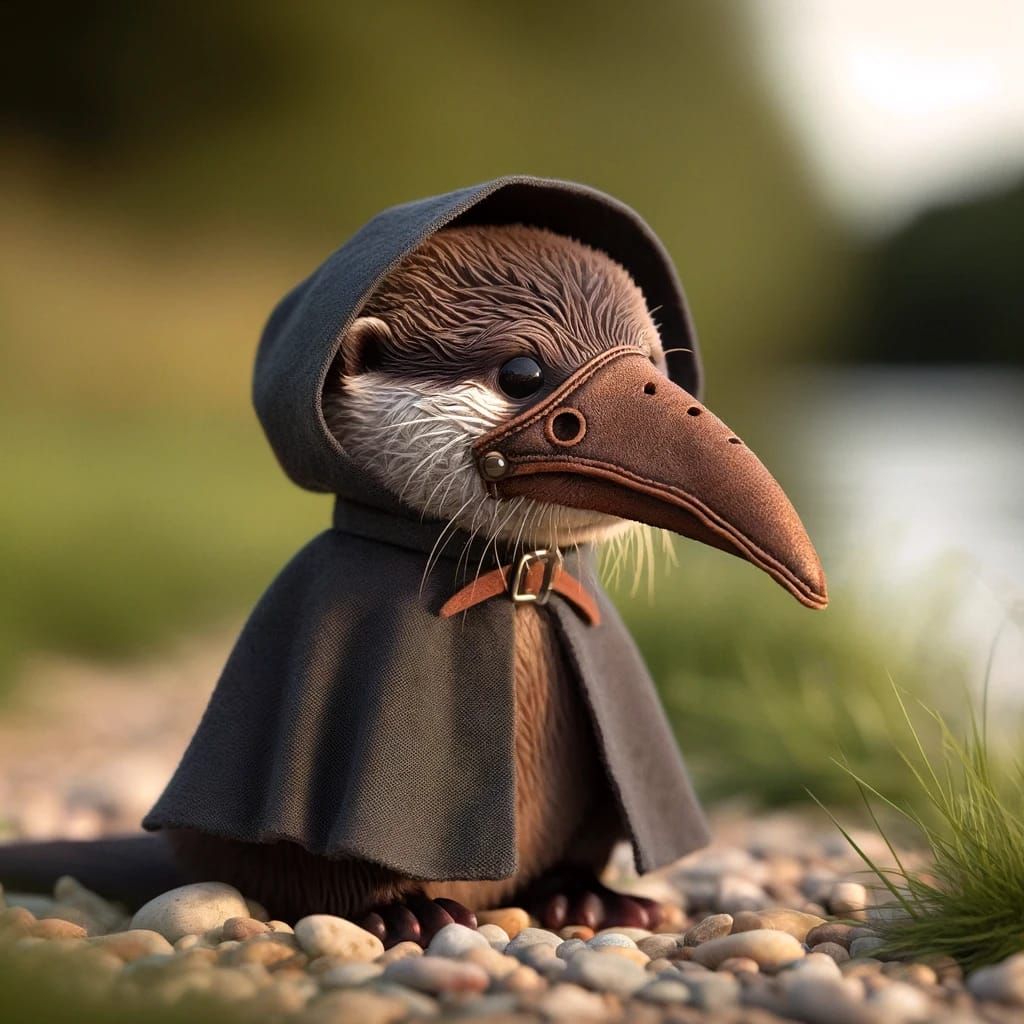 baby otter plague doctor