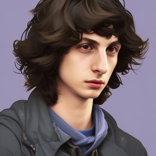 Finn Wolfhard - AI Generated Artwork - NightCafe Creator