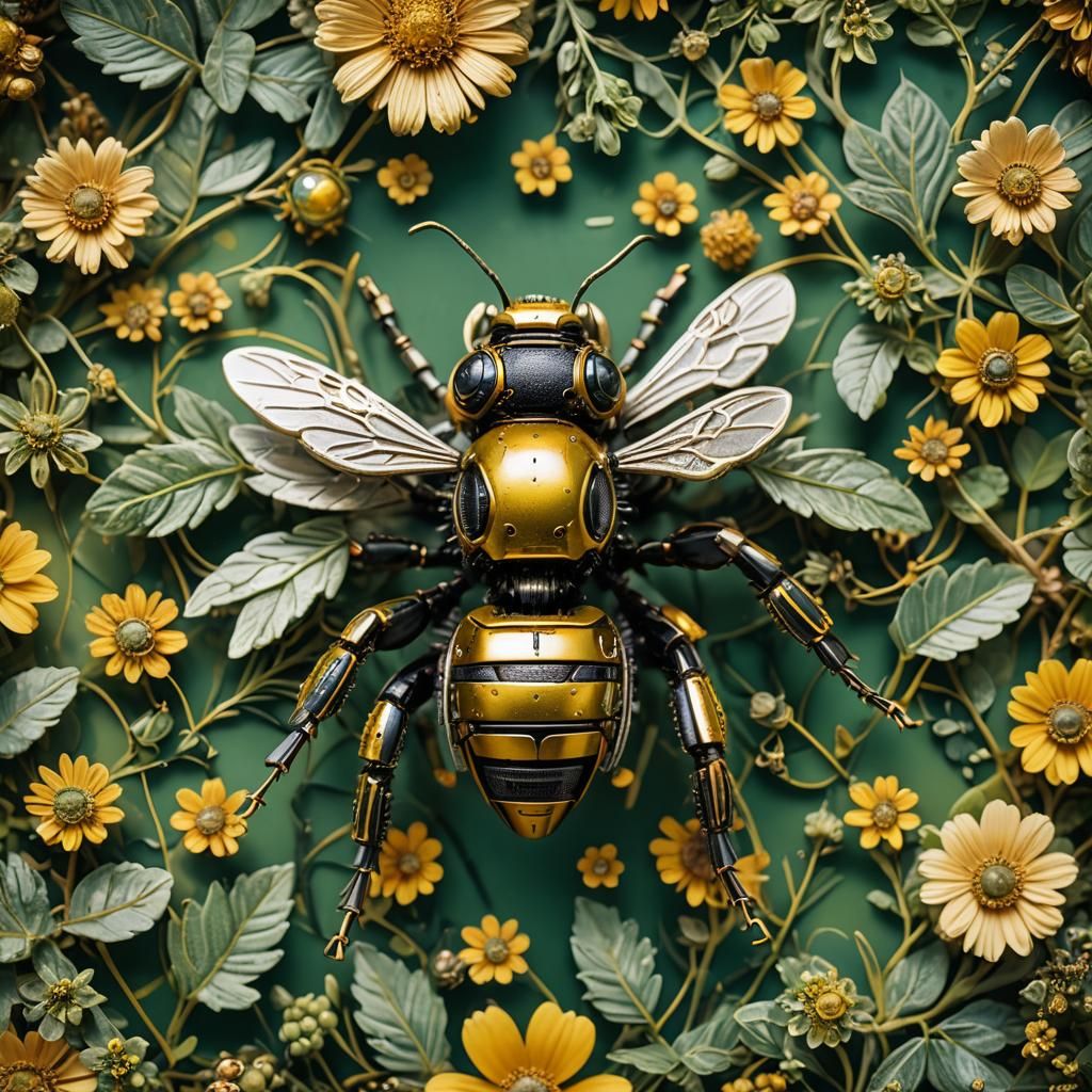 A mechanical Bumblebee  by @Just me