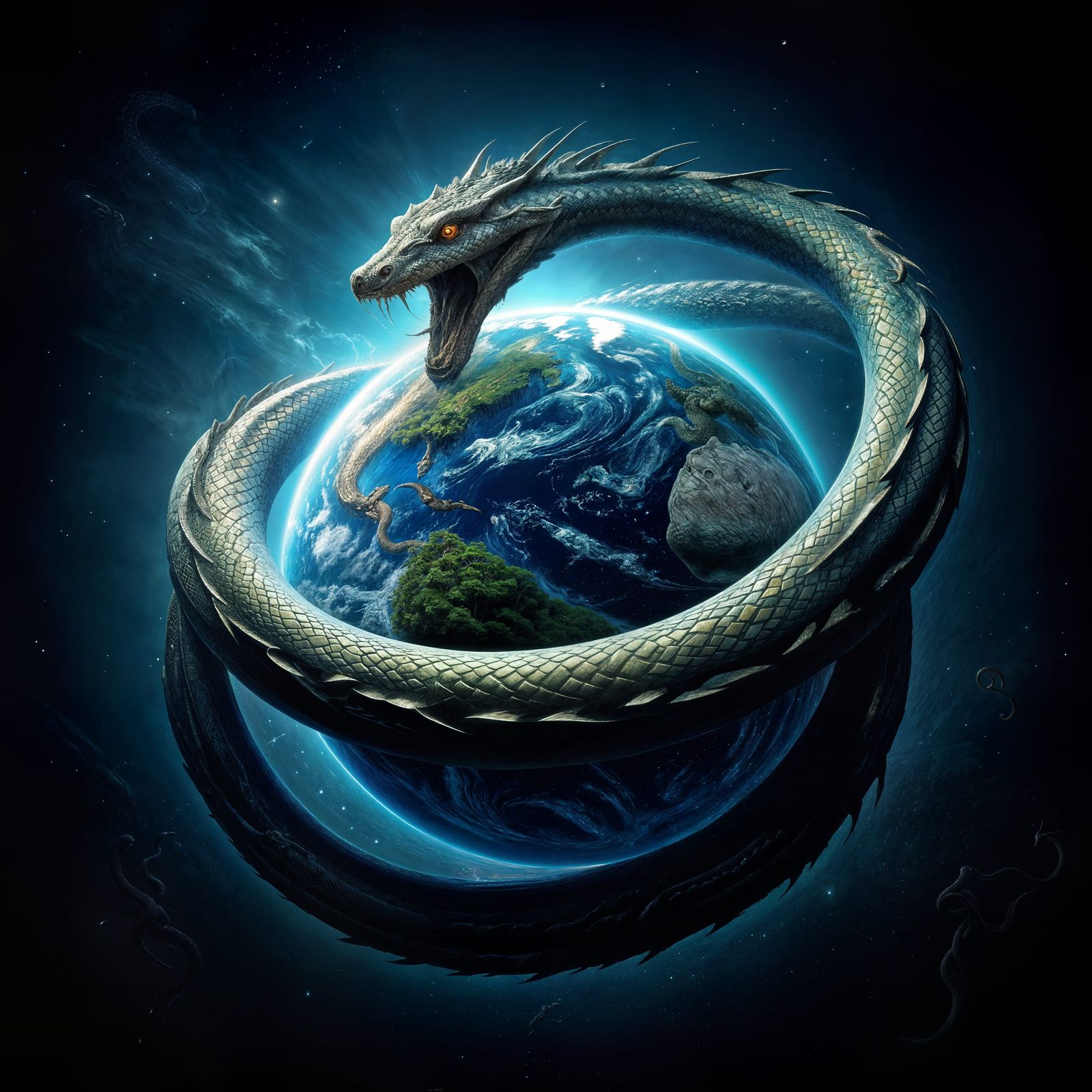 Jormungandr  by @Witchyluck