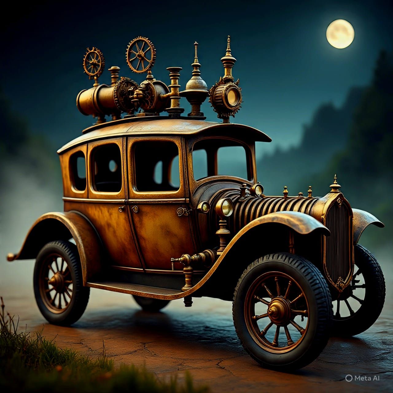 Vintage Steampunk Wheels #1