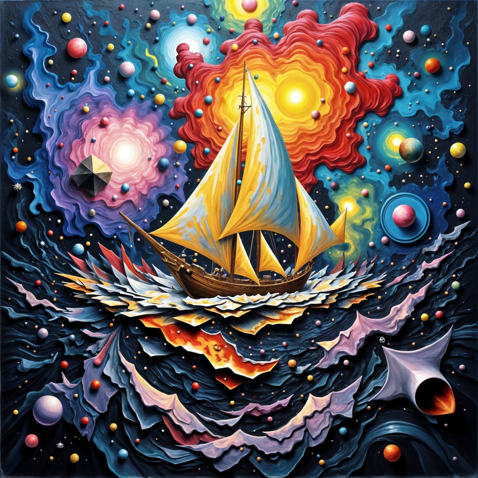 Upon a fractured ocean 