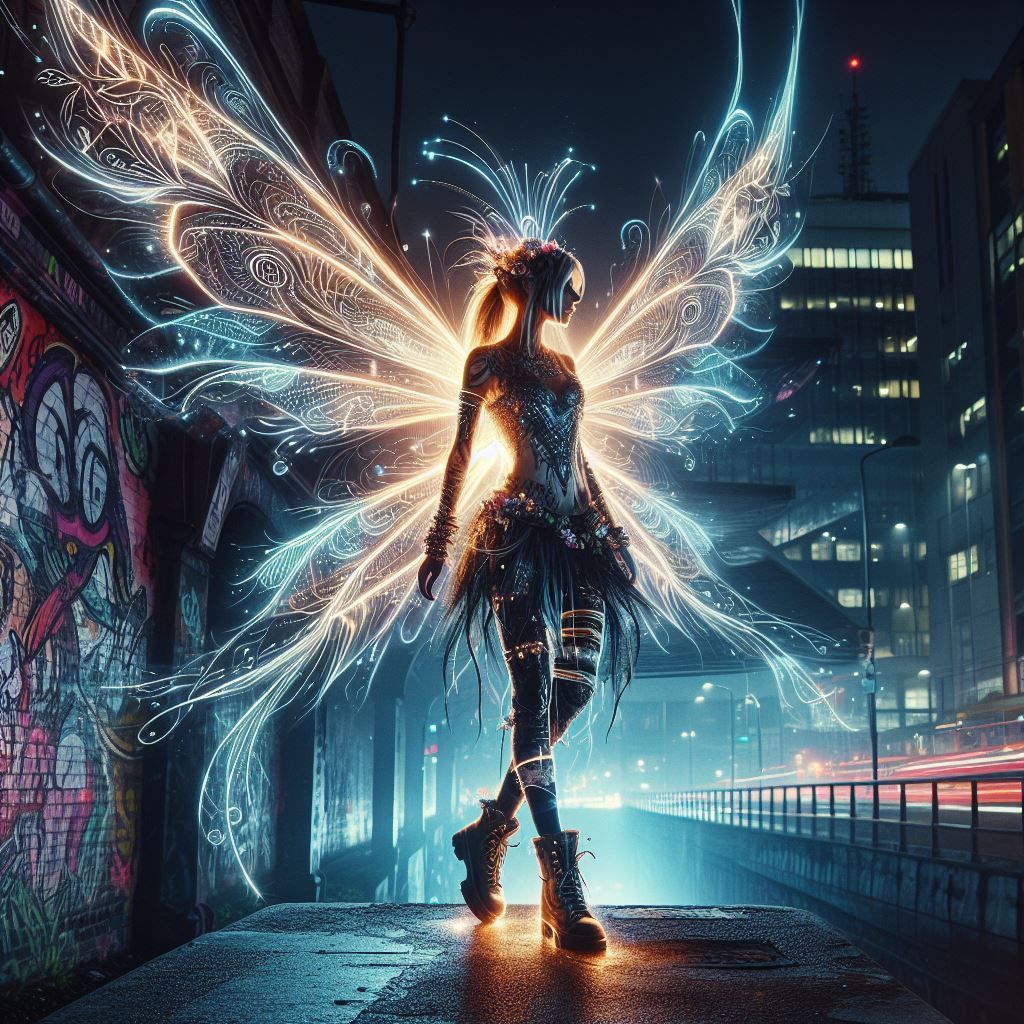 Punk Urban Luminescence: The Neon Fairy