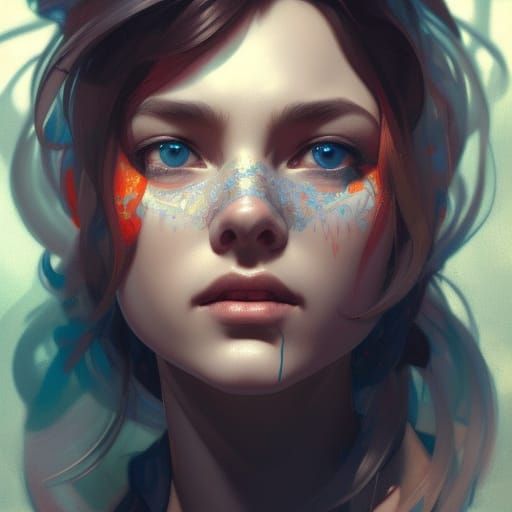 Ariness head and shoulders portrait, 8k resolution concept a...
