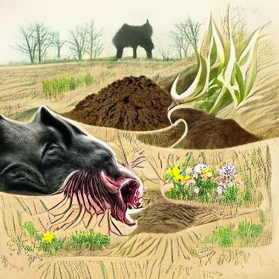 Does the scent of soil and beast bring the life into the ani...