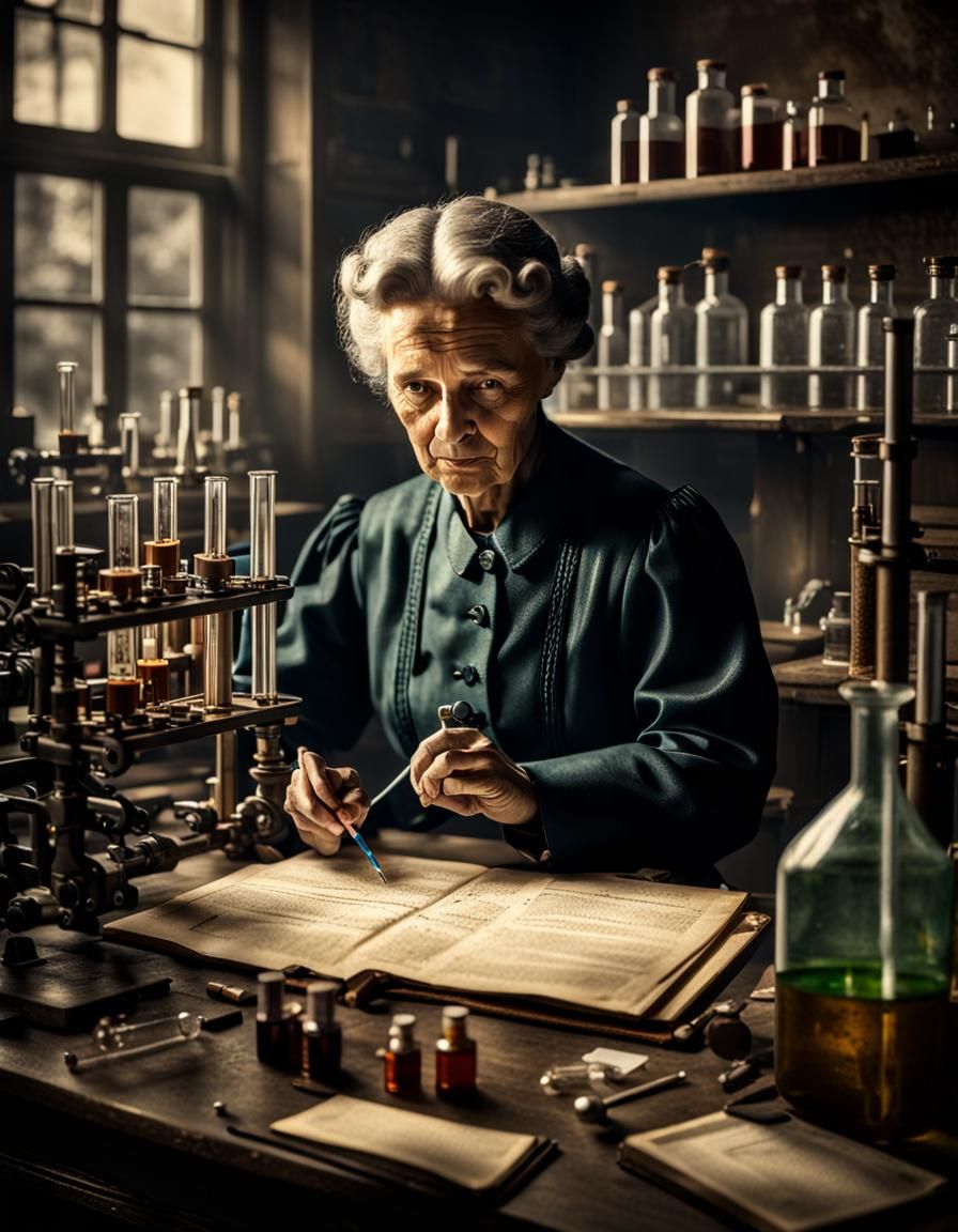 Marie Curie and her contributions to science  by @MaZZackie