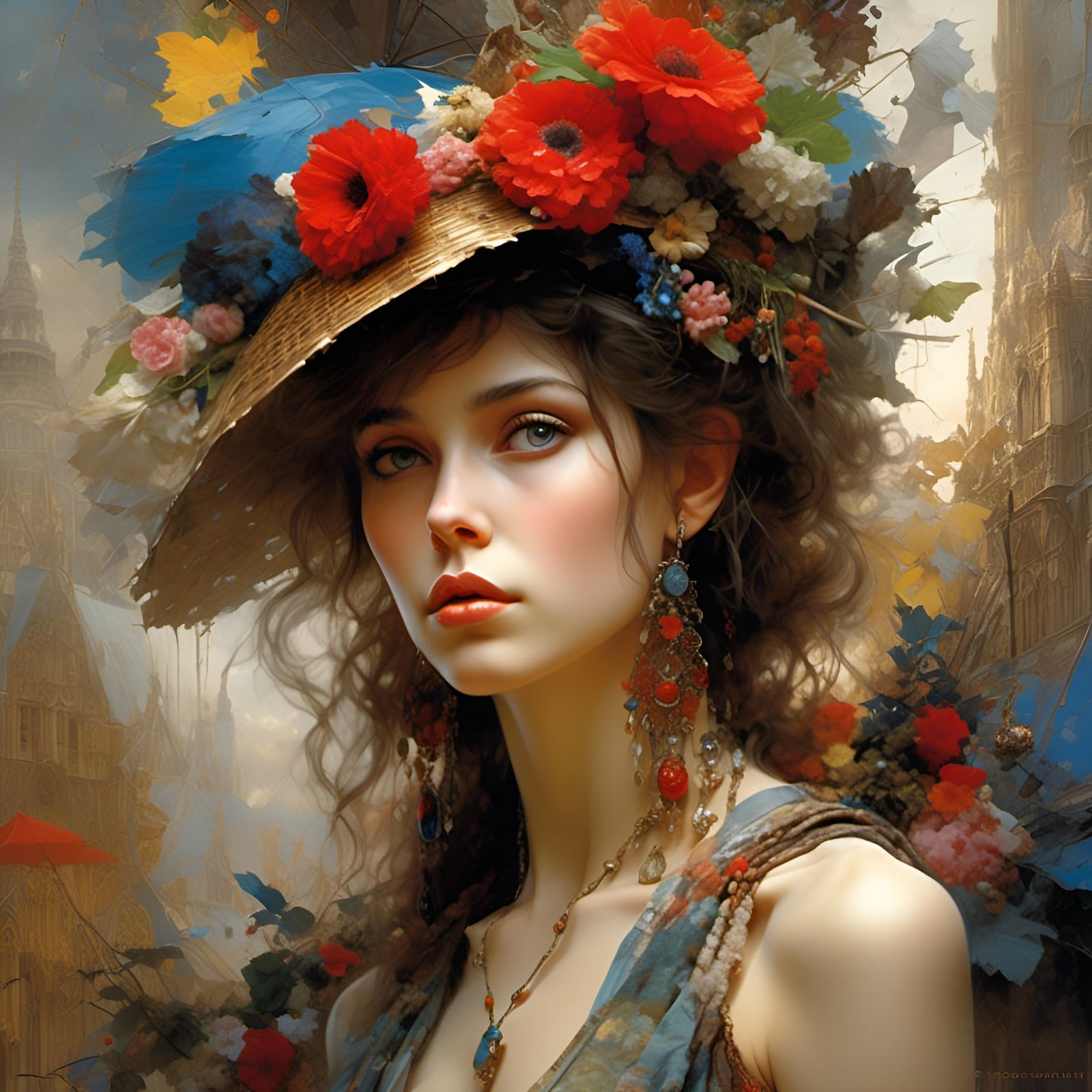 Hyperrealistic Portrait of a Beautiful Woman