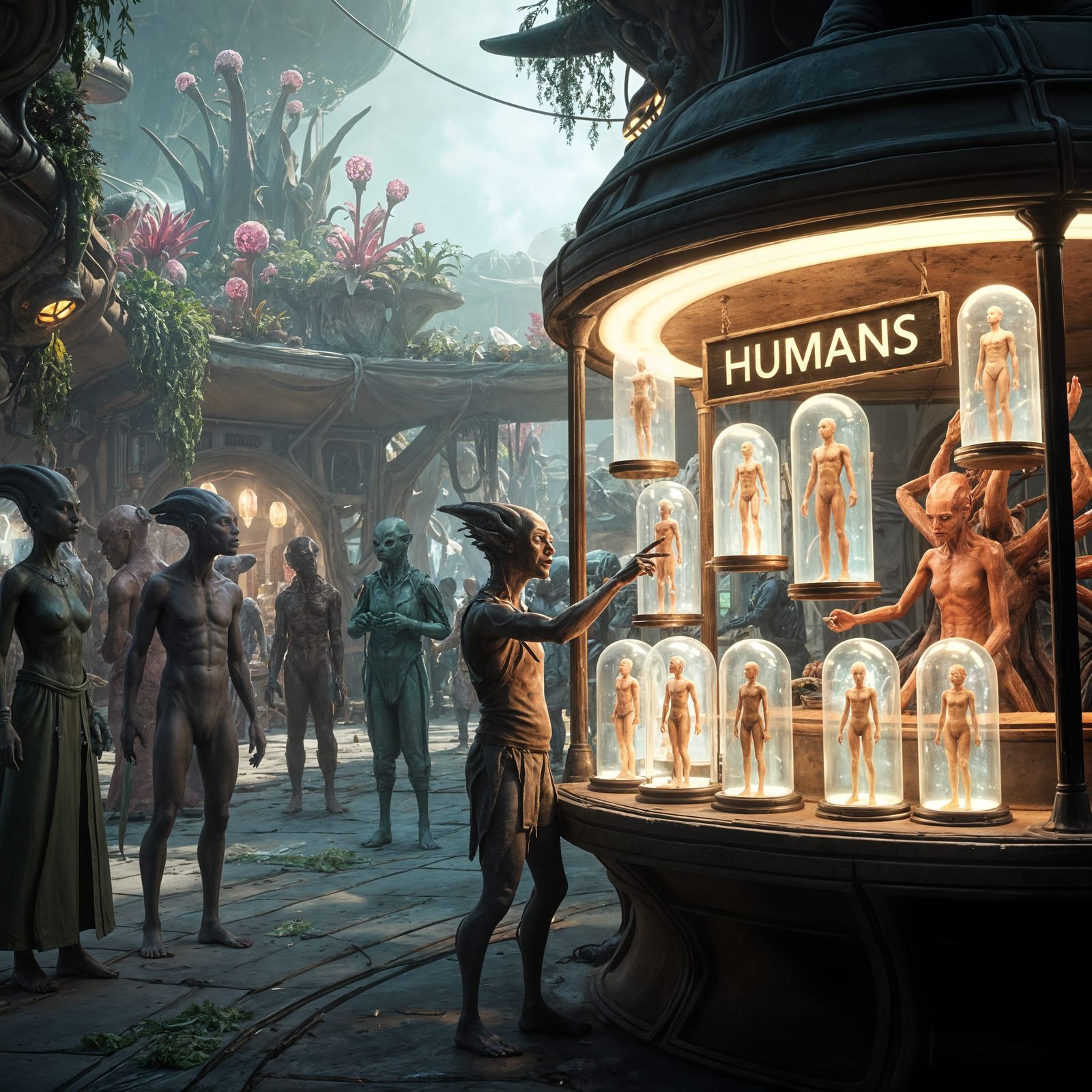 At the alien market  by @Charlo82