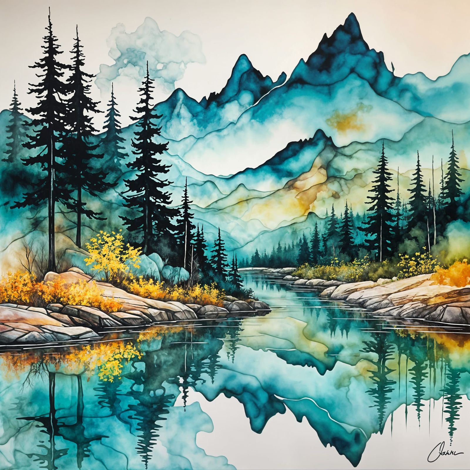 Blue mountains  by @Morning Dawn