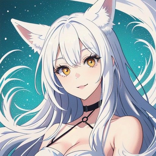 A white fox turn into a Beautiful Girl
