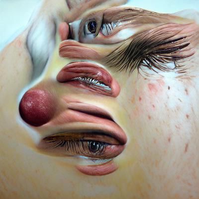 Disassociation realistic photorealism hyperrealistic
