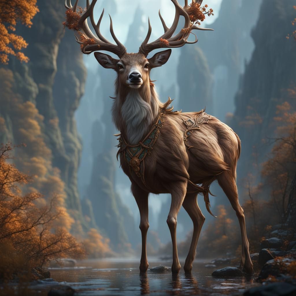 A deer human - AI Generated Artwork - NightCafe Creator