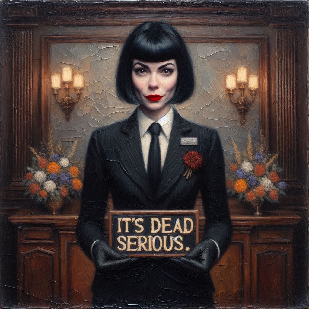 Ruby Quip is an undertaker