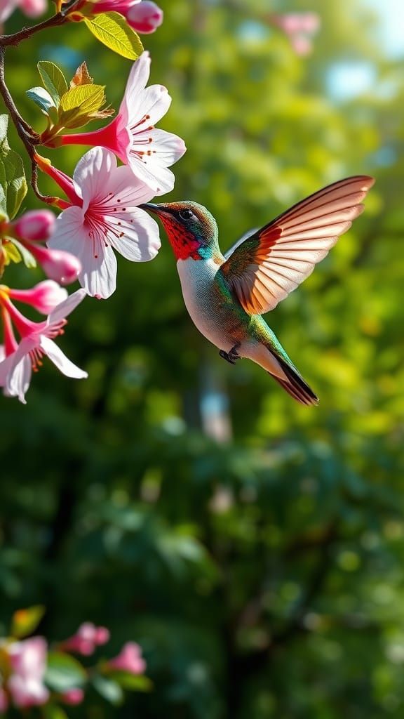 Hummingbird 🫶🤗  by @amidigiart