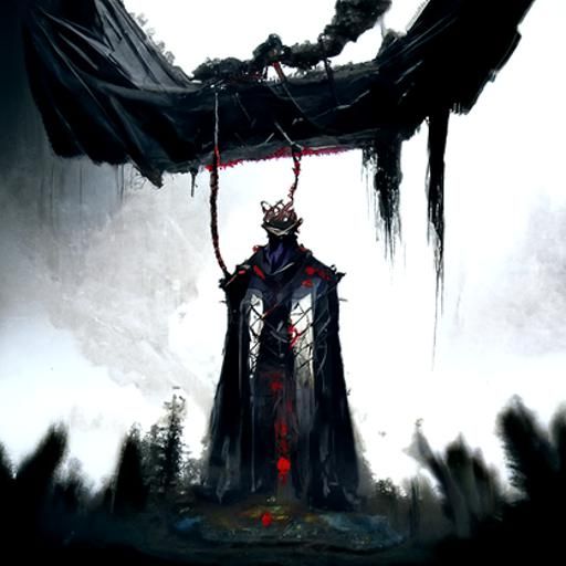 The hanged king