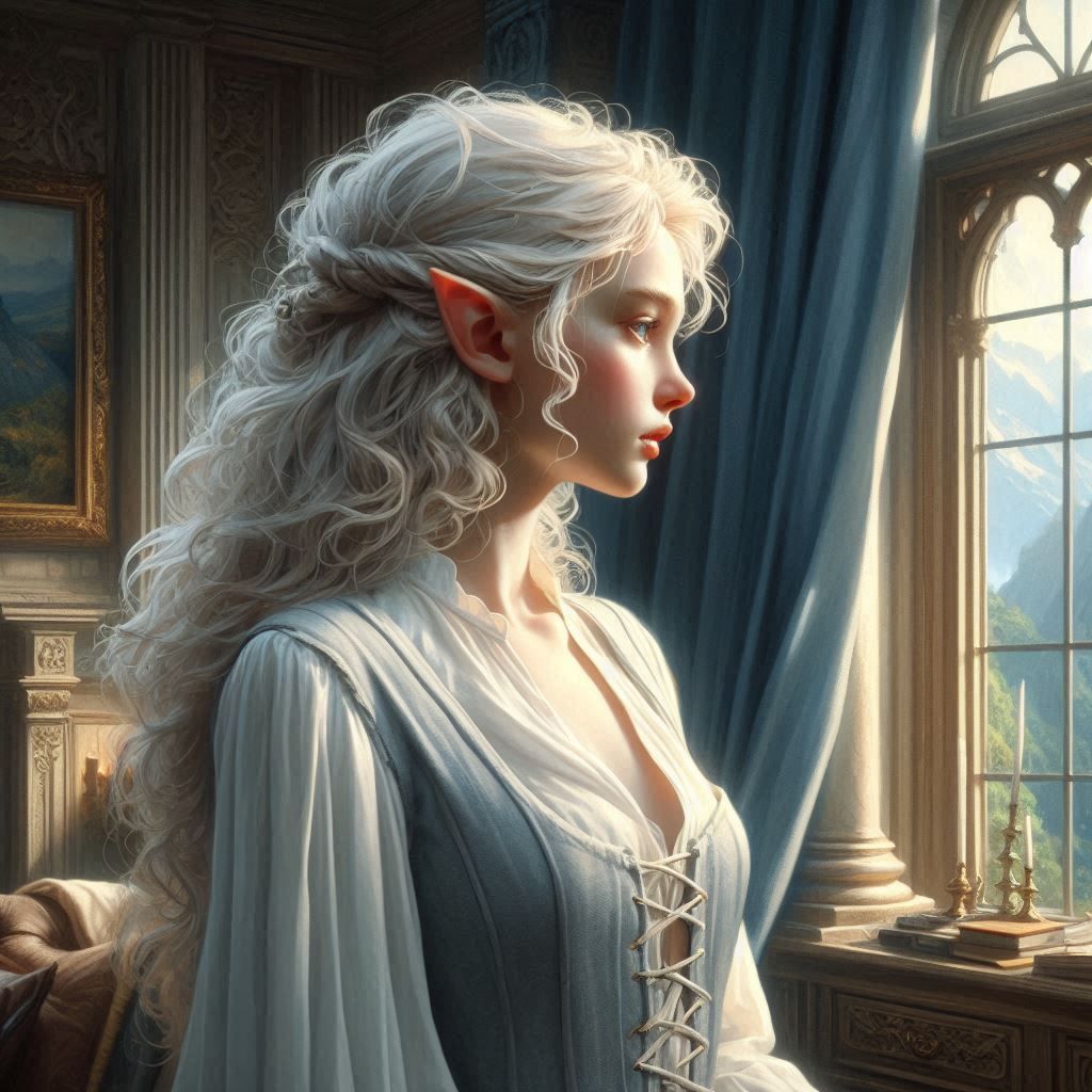 melancholy young elf