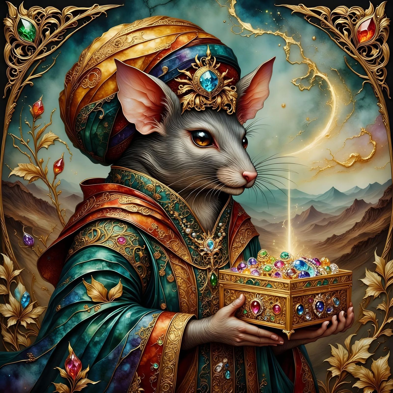 Shah Nonnyanda and the Magic Jewels   by @a Nonny Mouse