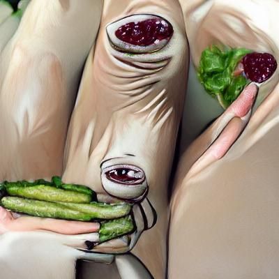 Salad Fingers Gently Caresses His Long Fingers Against Your ...