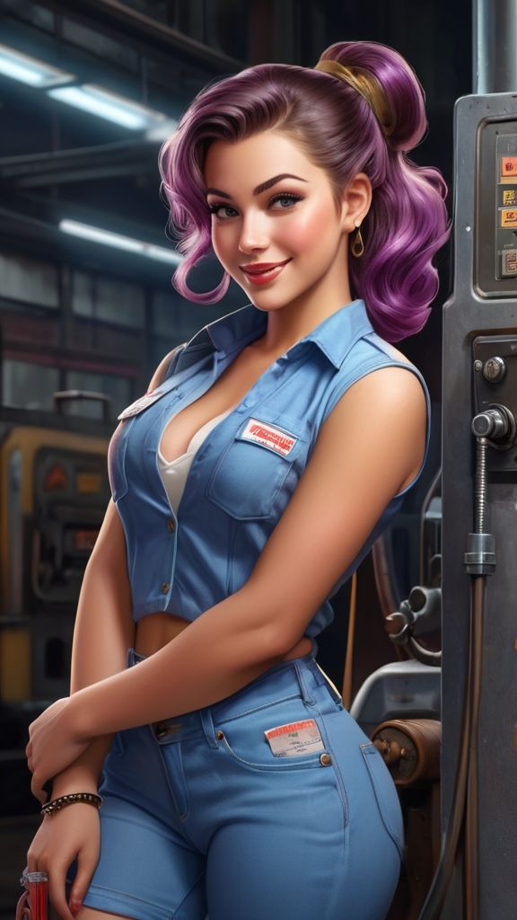 Worker Pin Up