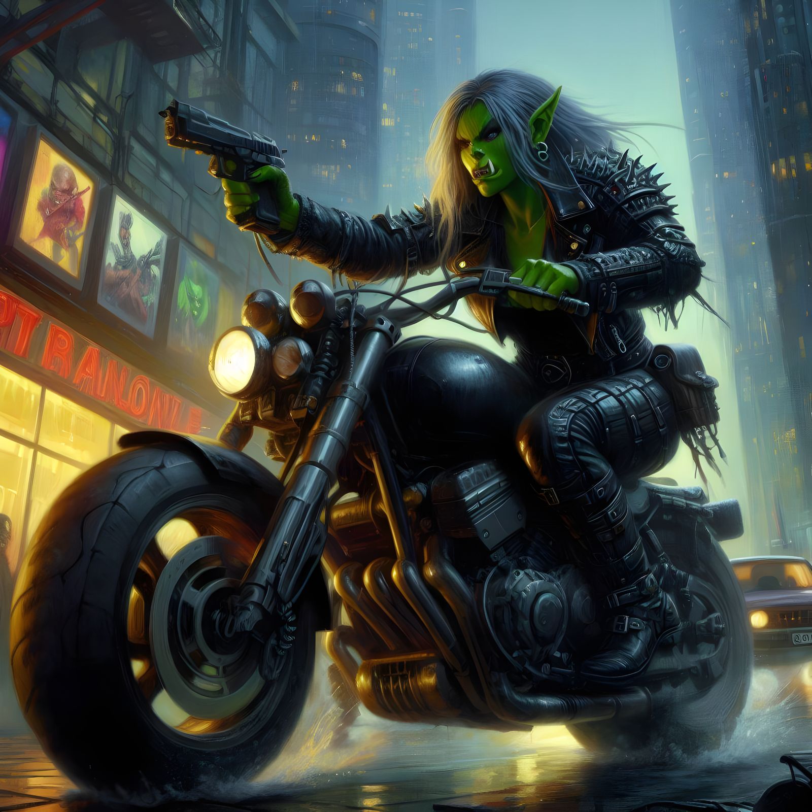 Orc Combat Biker #4