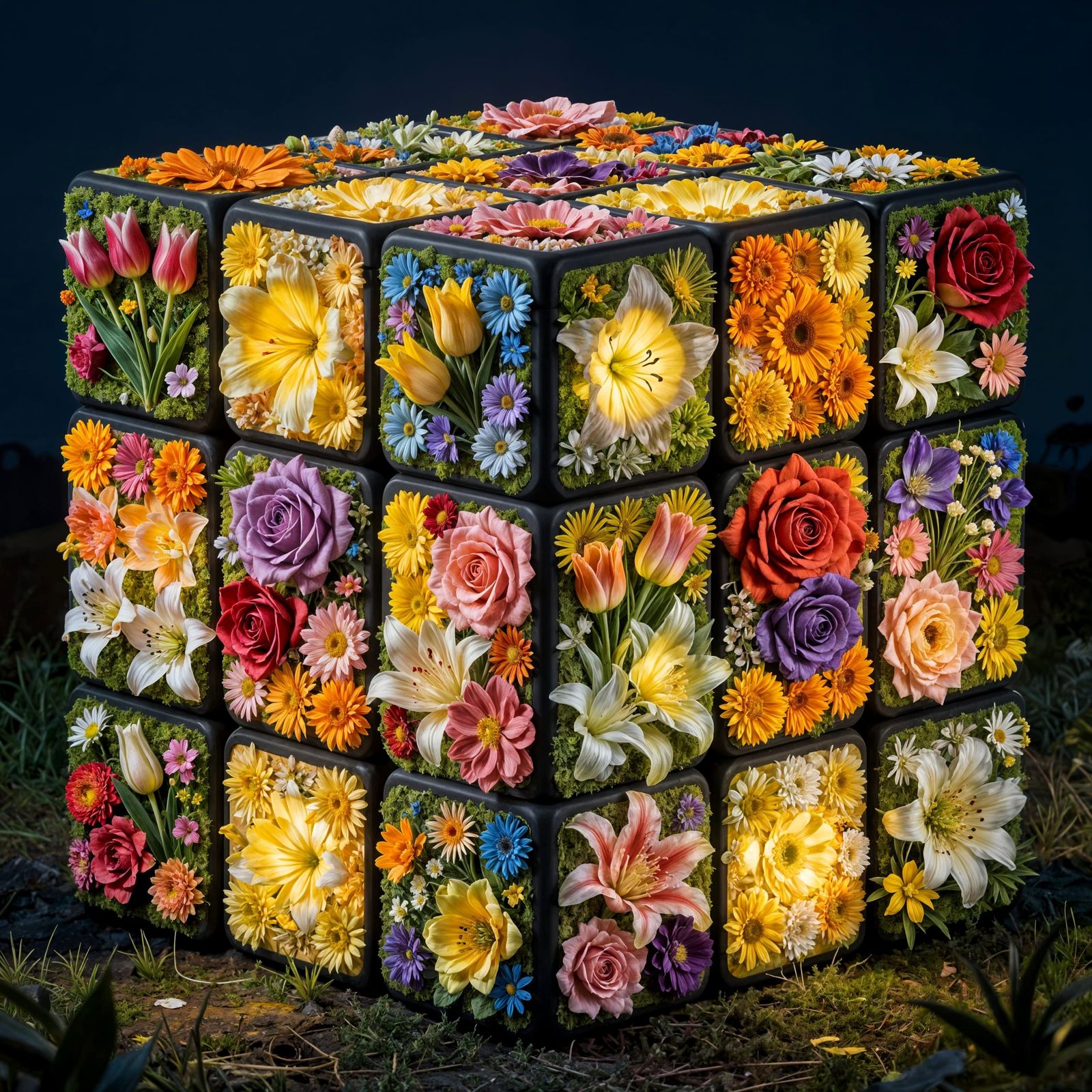 The Blooming Puzzle  by @Nikko P