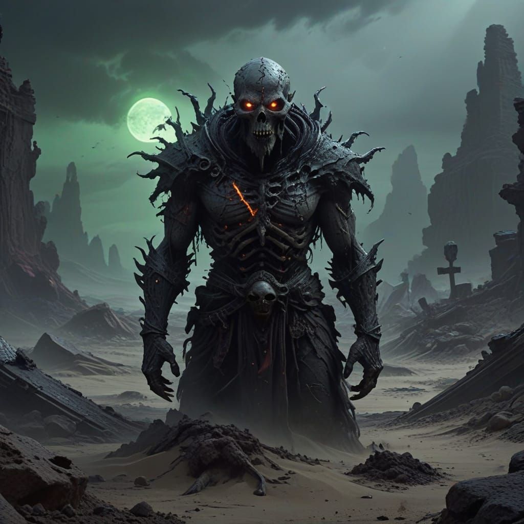 Ghoul Rising from the Earth