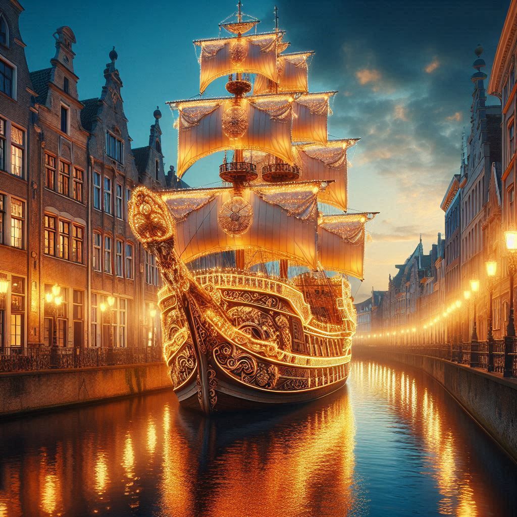 Illuminated Voyage Through Time