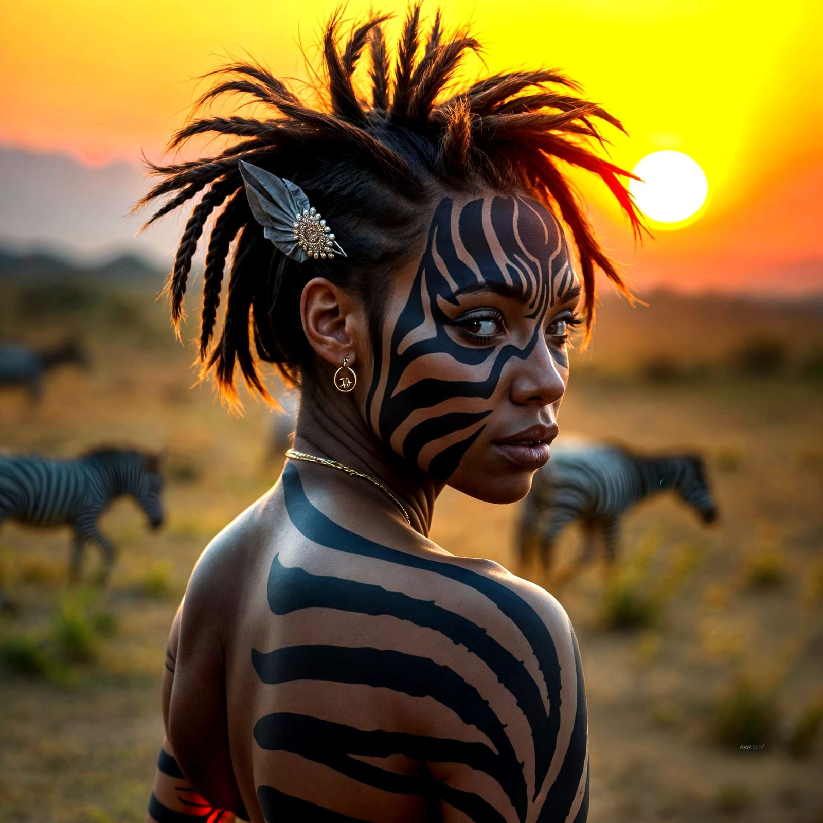 Striped Warrior  by @Sherkhal