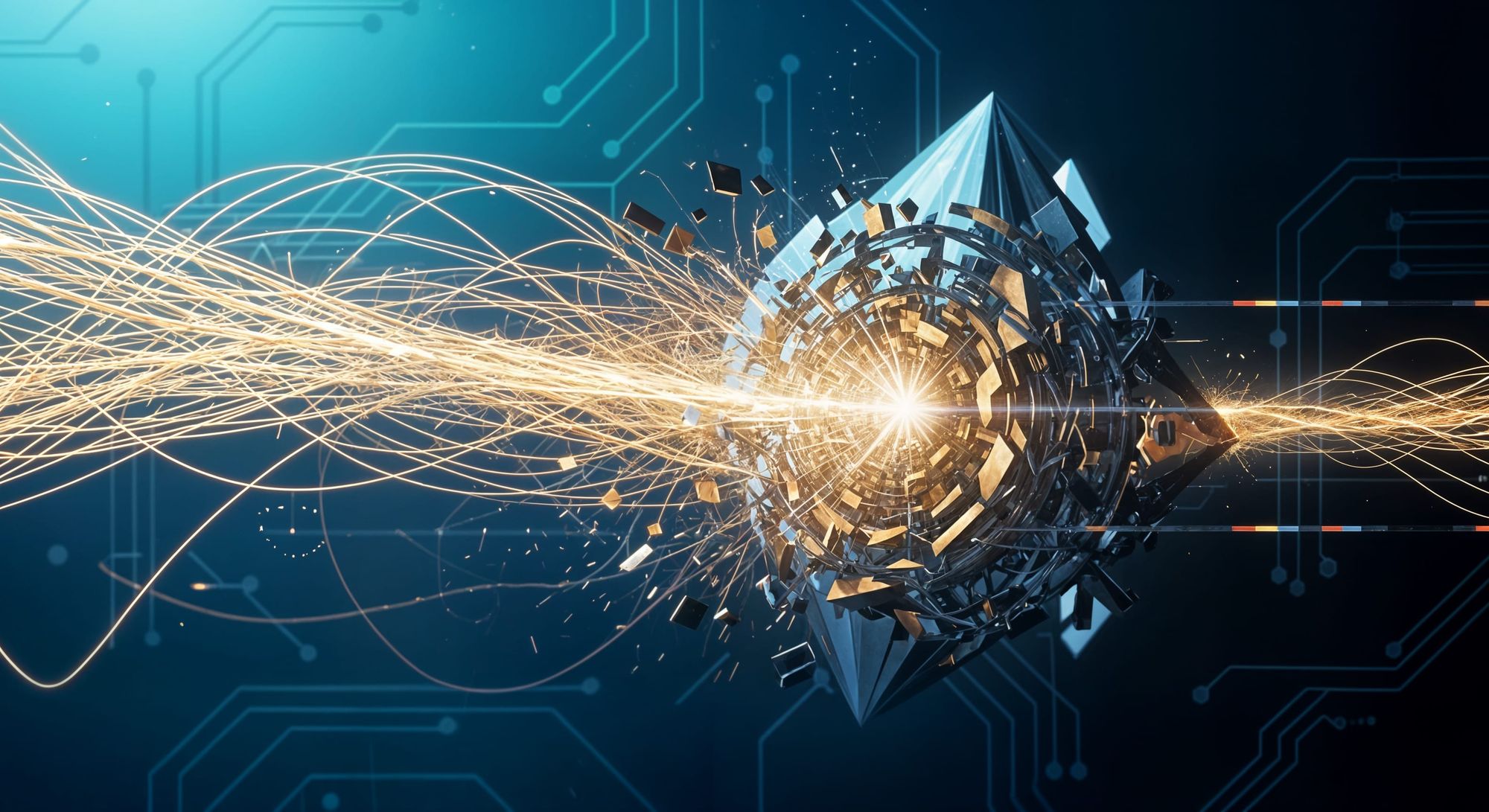 When dawn’s gold pulse in hidden wire survives,
Beyond the blade that severs voice from light,
A quiet thread in steel-blue memory thrives
A...