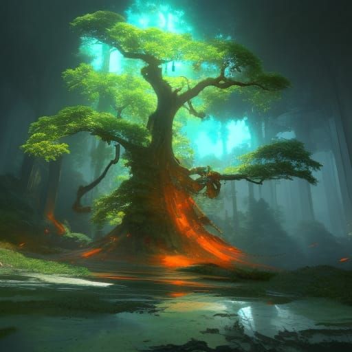 Heart of the forest  by @Amandemma