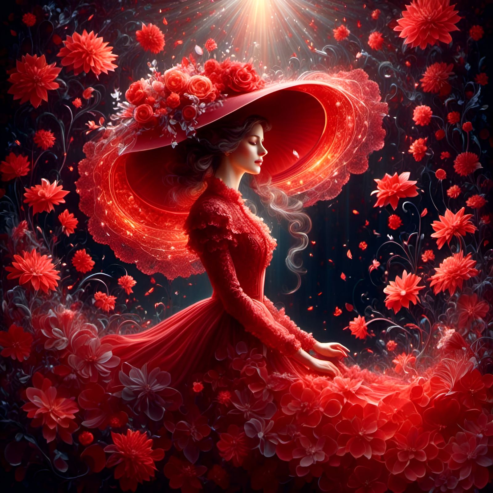 Ethereal Victorian Red