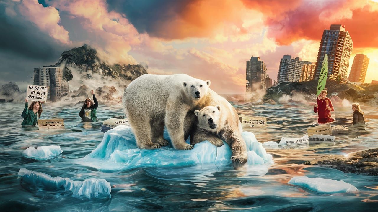 Climate change ai generated artwork nightcafe creator